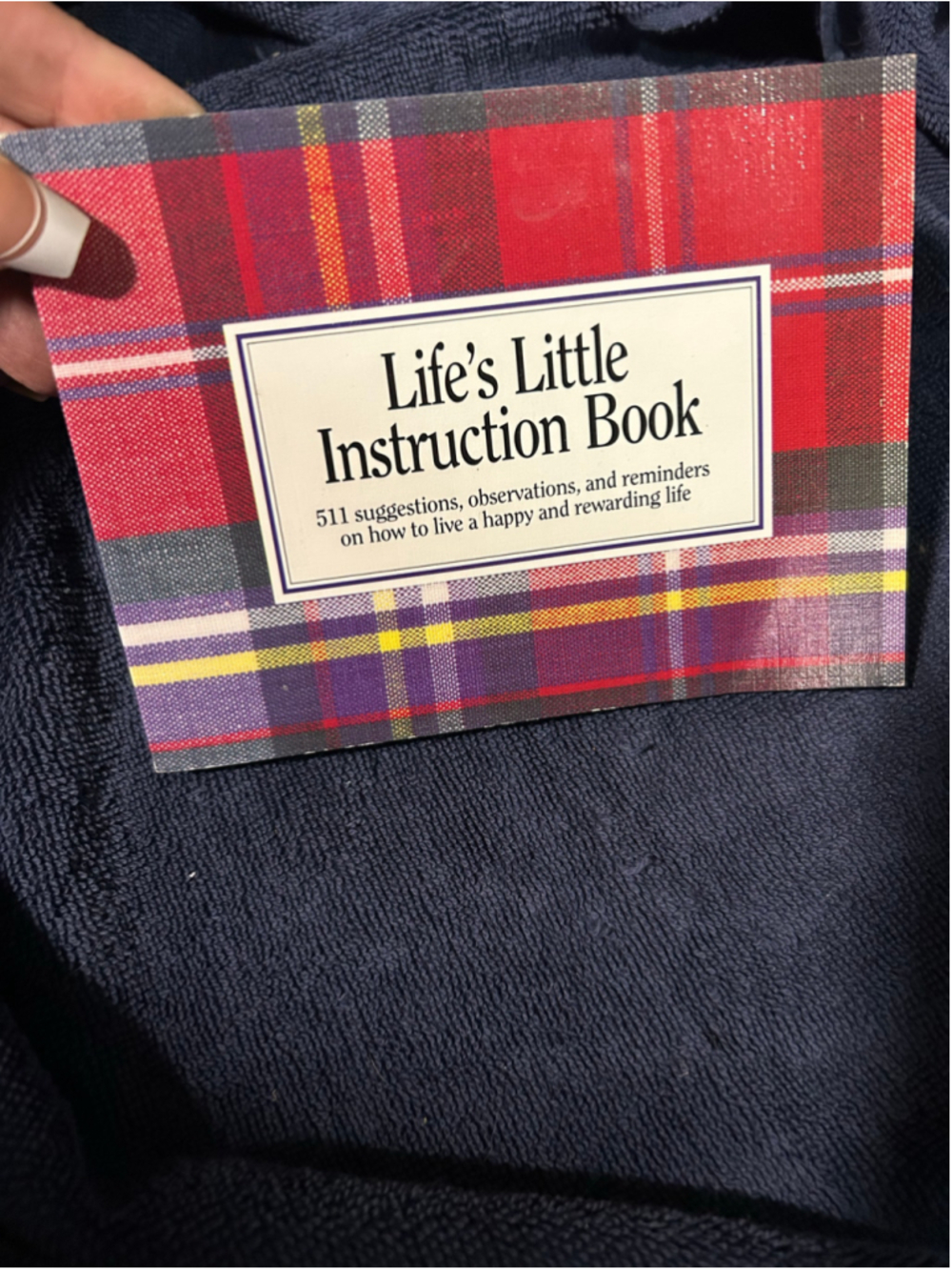 Rutledge Hill Press Life's Little Instruction Book One Size Red Blue